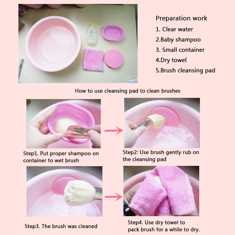 Silicone Brush Cleaning Pad Image 2