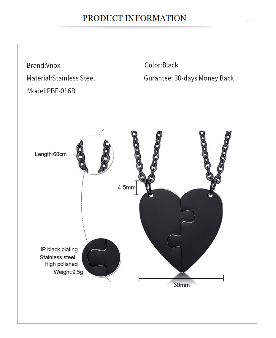 Heart-Shaped Friendship Pendant Silver