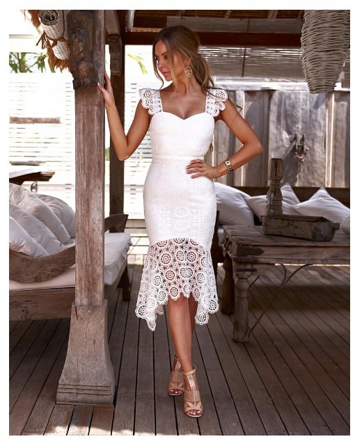 Water-Soluble Crochet Dress Image 2
