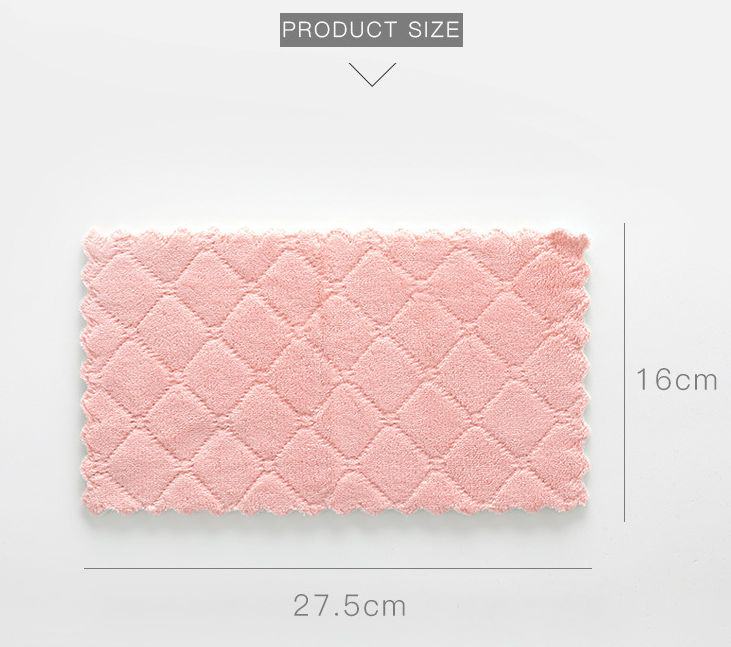 Kitchen dishcloth Water absorbent and oil-free towel