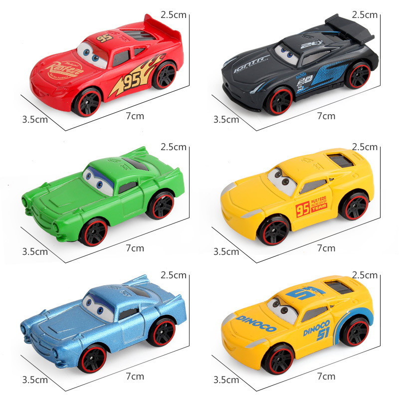 Colorful Racing Car Models