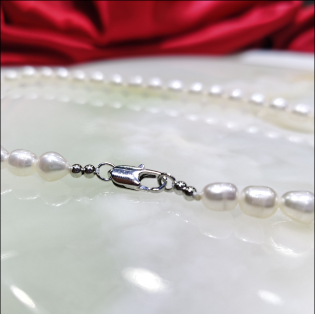 Close-up of Pearl Necklace