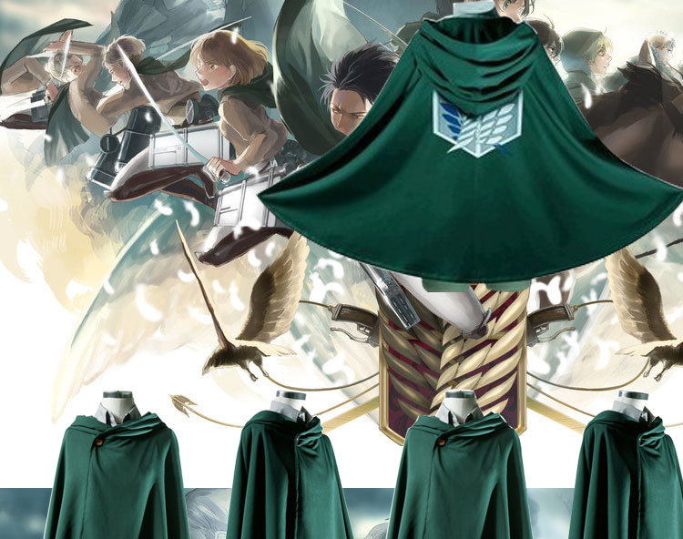 Eren Yeager Cloak Front View