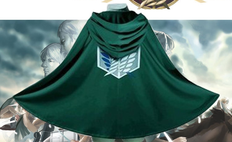 Eren Yeager Cloak Back View