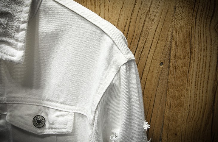 Ripped Denim Jacket Image 2