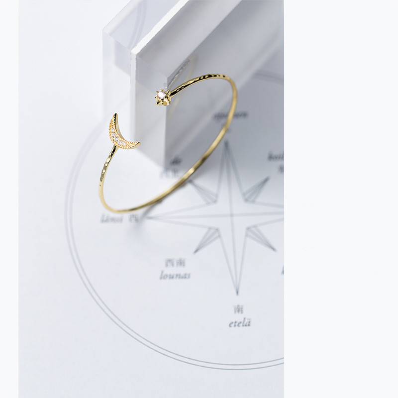 Crescent Moon and Star Bracelet Collection