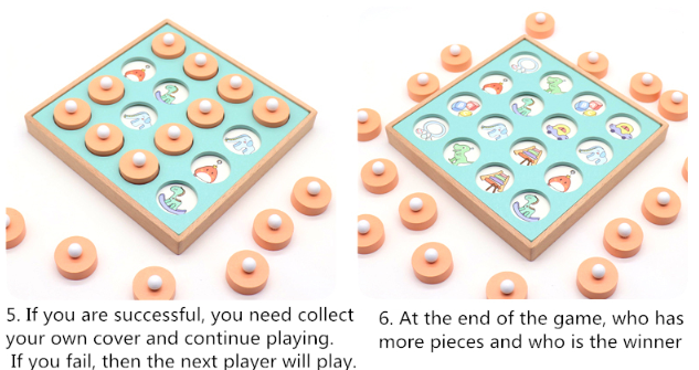 Memory Chess in Action