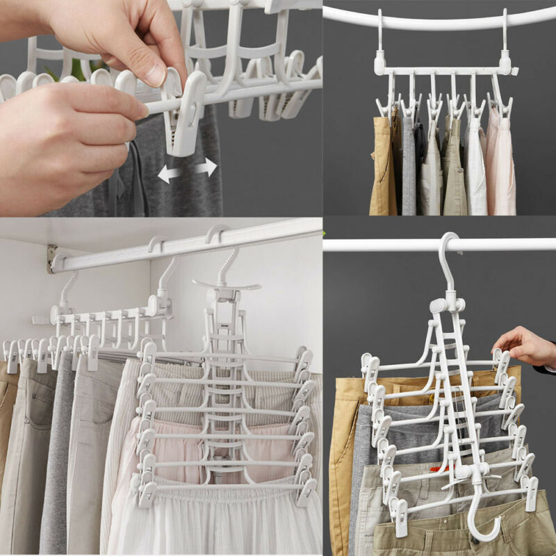 Multi-functional Foldable Pants Rack Image 4