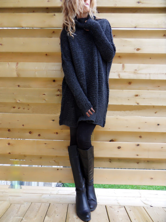 Oversized Mohair Sweater Detail
