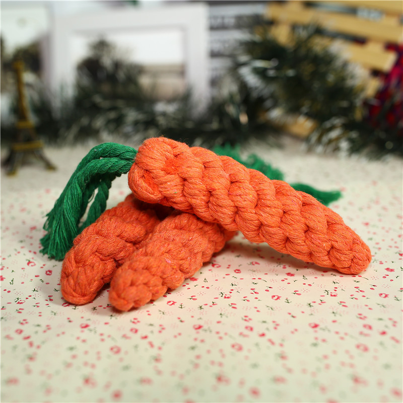 Carrot Rope Toy Image 5