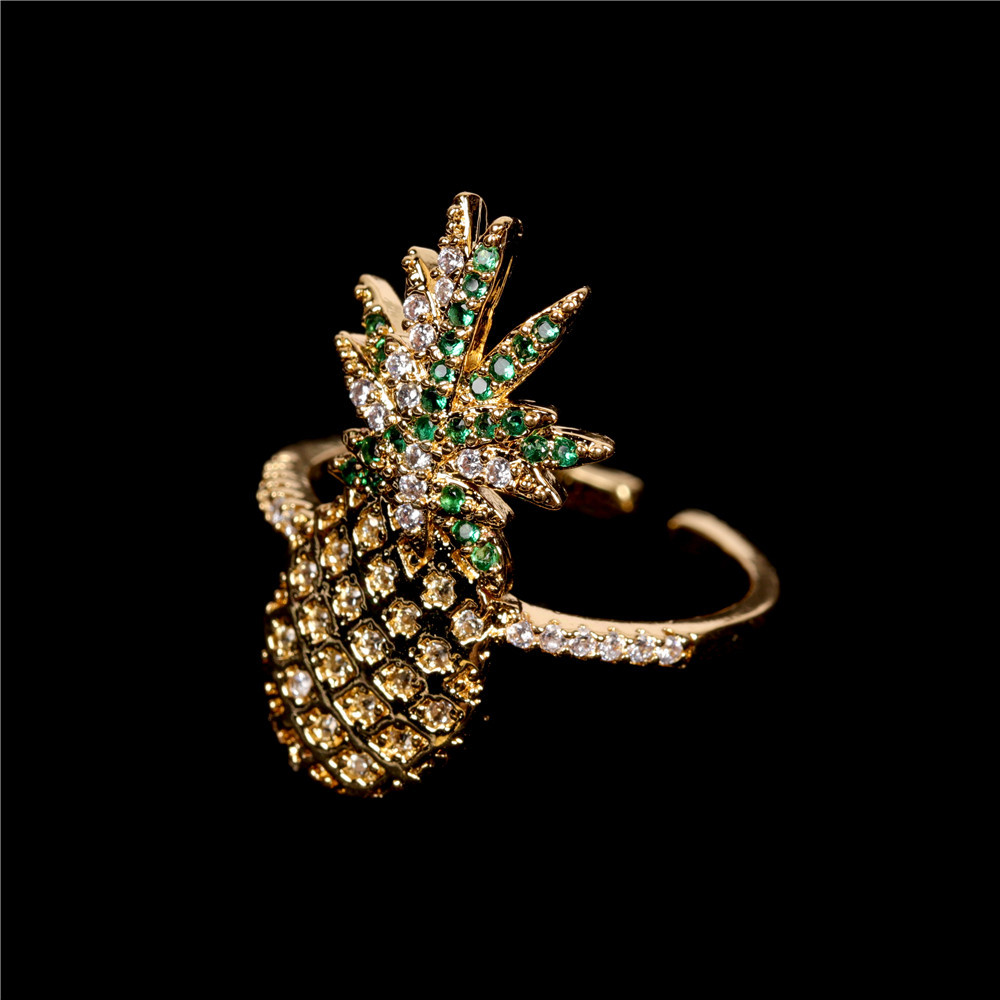 Pineapple Ring Silver