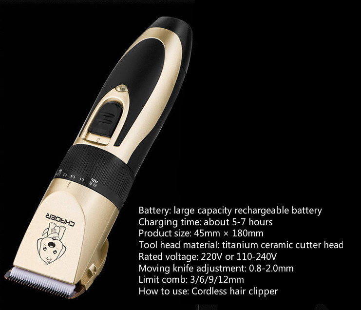 Grooming with Electric Dog Clippers