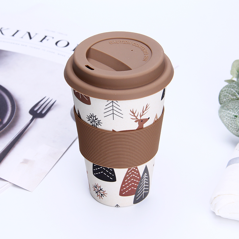 Bamboo Fiber Water Cup Image 2