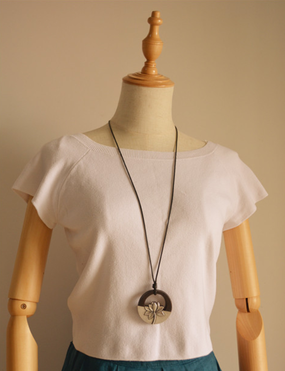 Lotus Necklace Image 4