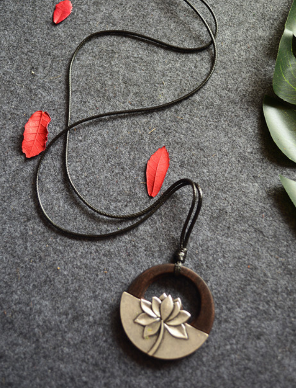 Lotus Necklace Image 2