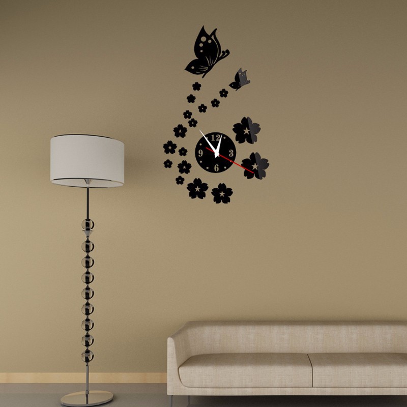 Creative Butterfly Wall Clock - Image 1