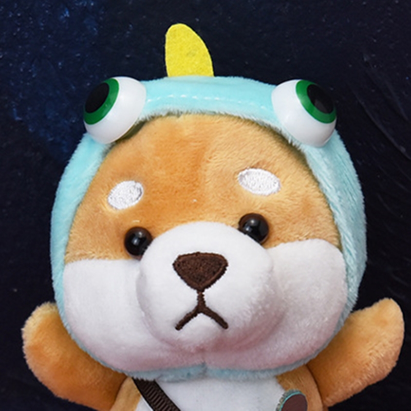 Corgi Keychain on Backpack