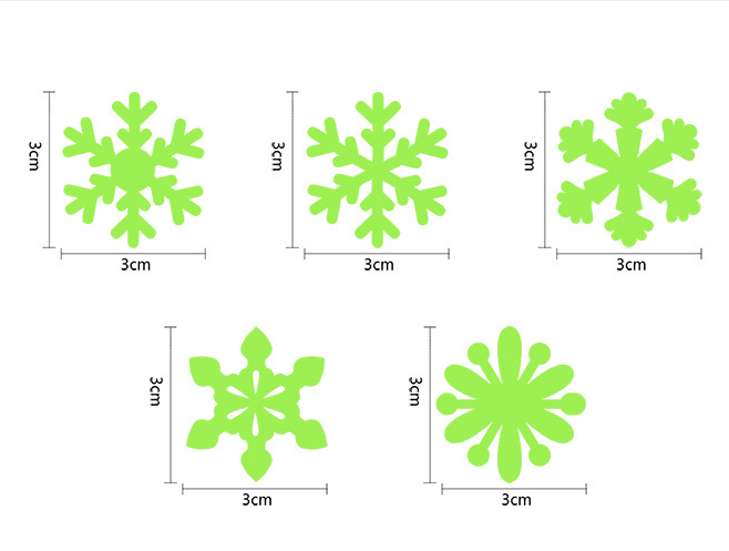 3D Snowflake Wall Stickers