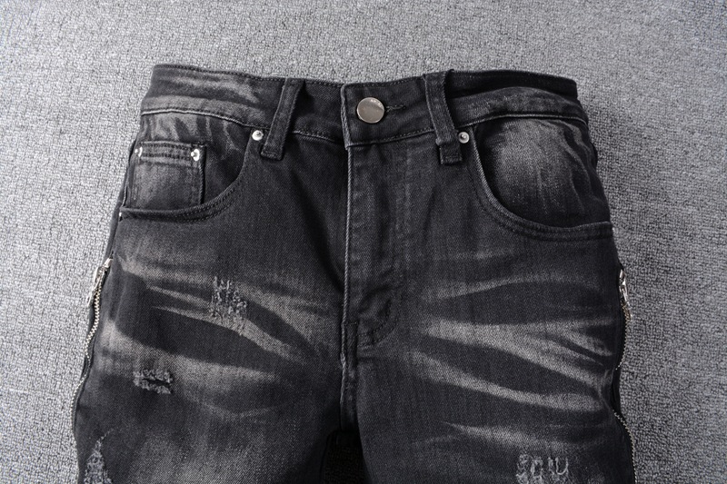 Motorcycle Jeans Detail View
