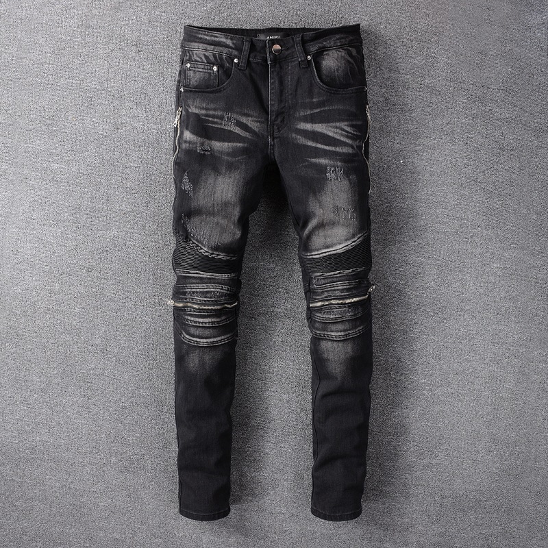 Motorcycle Jeans Side View