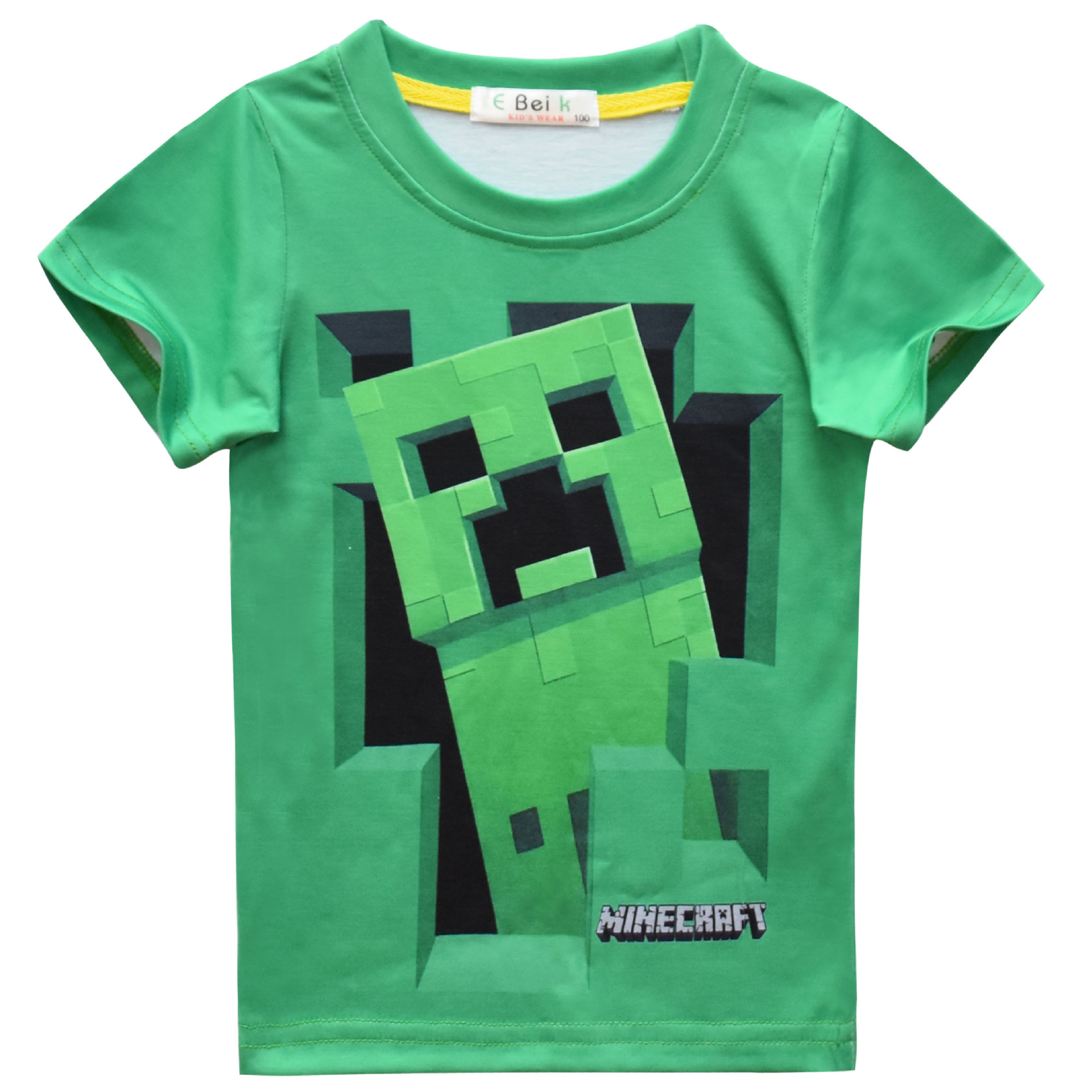 Child Wearing Minecraft Pajama Set
