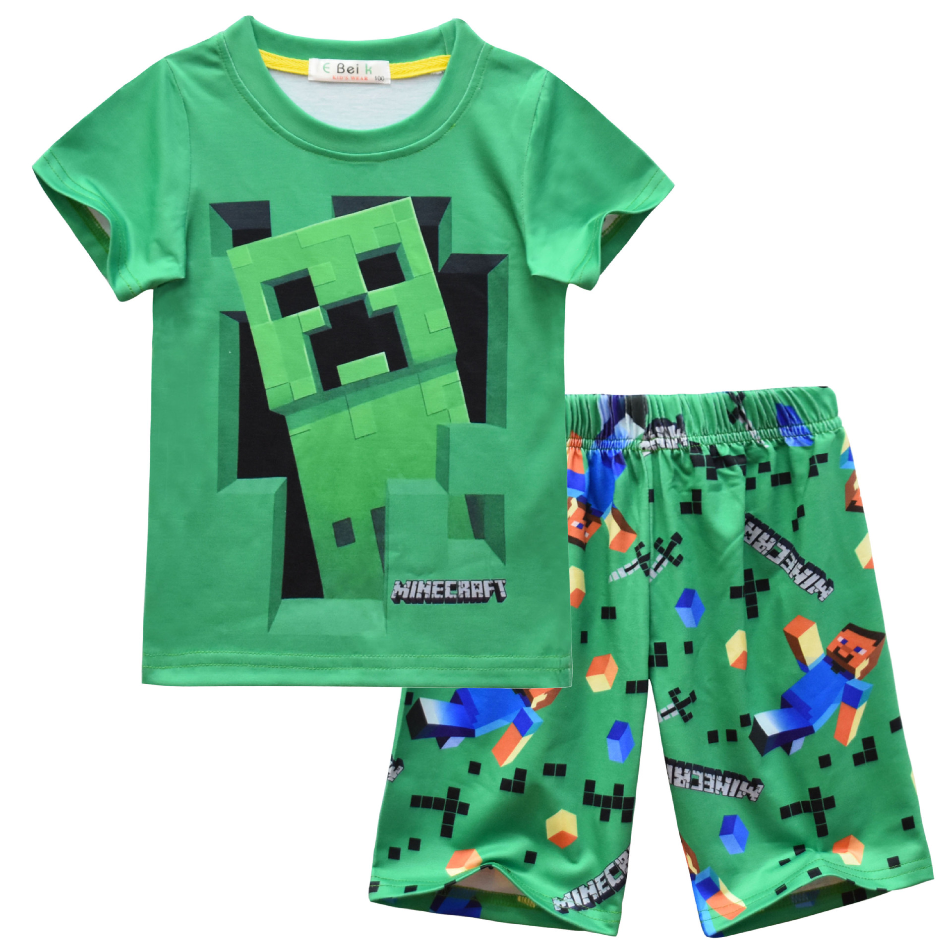 Minecraft Pajama Set Detail