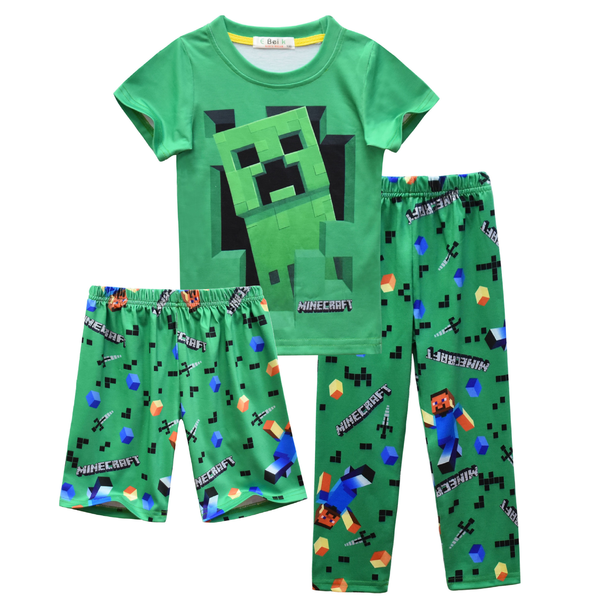 Cozy Minecraft Pajama Set