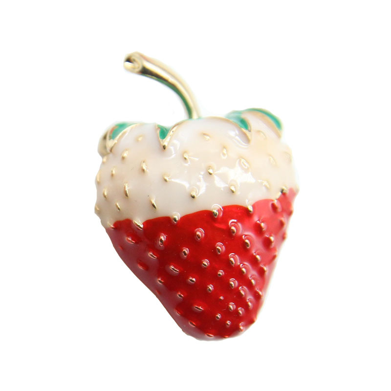 Dripping Oil Strawberry Brooch - Image 2