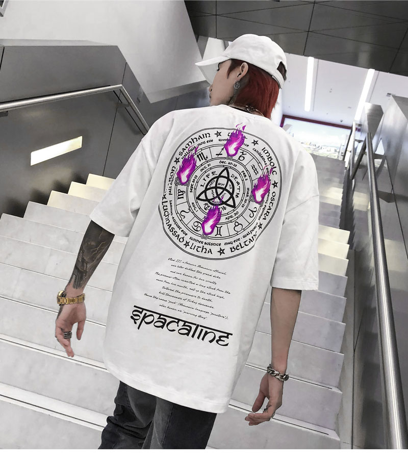 Men's Half Sleeve Hip Hop T-Shirt
