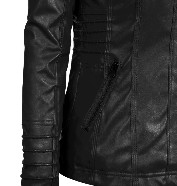 Women's Leather Jacket Image 4