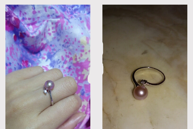 Natural Pearl Ring - Elegant Design