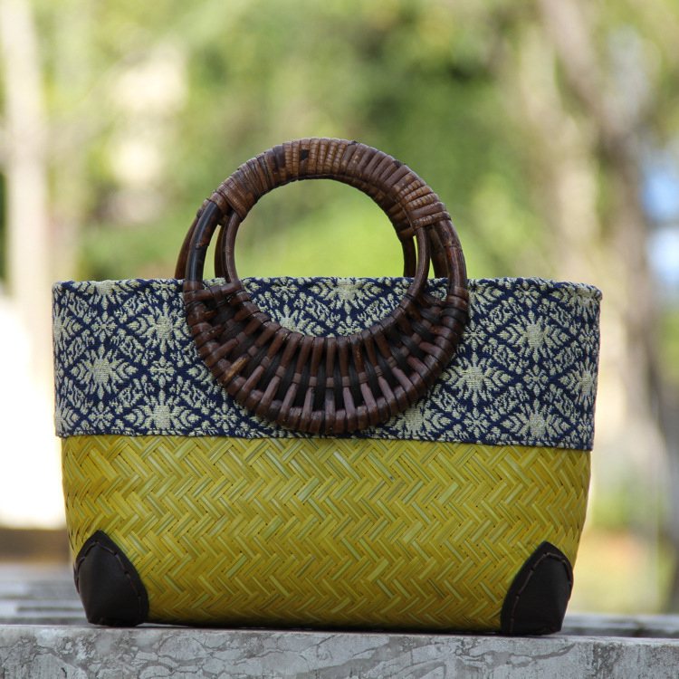 Turquoise Handwoven Bag