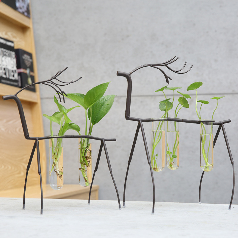 Iron Art Deer Hydroponic Decoration 2