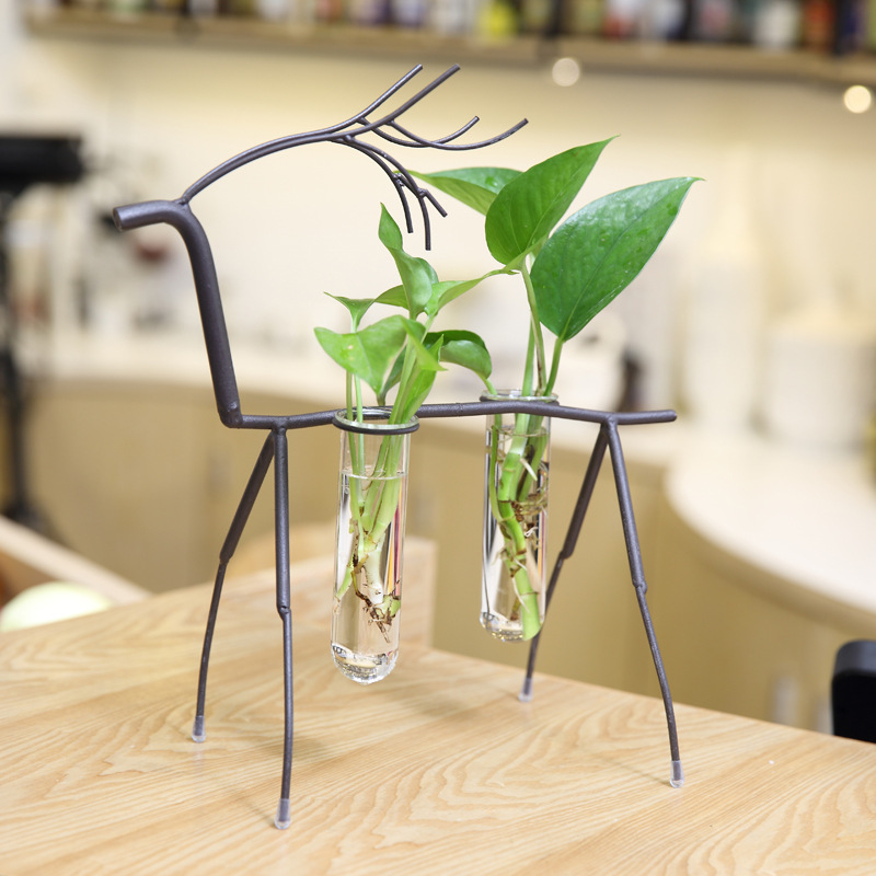 Iron Art Deer Hydroponic Decoration 4