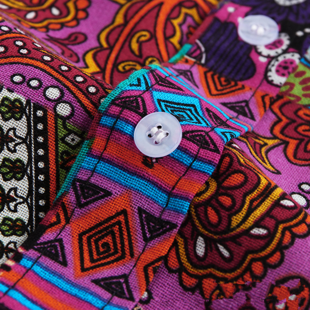 Short-Sleeve Shirt in Rose Red