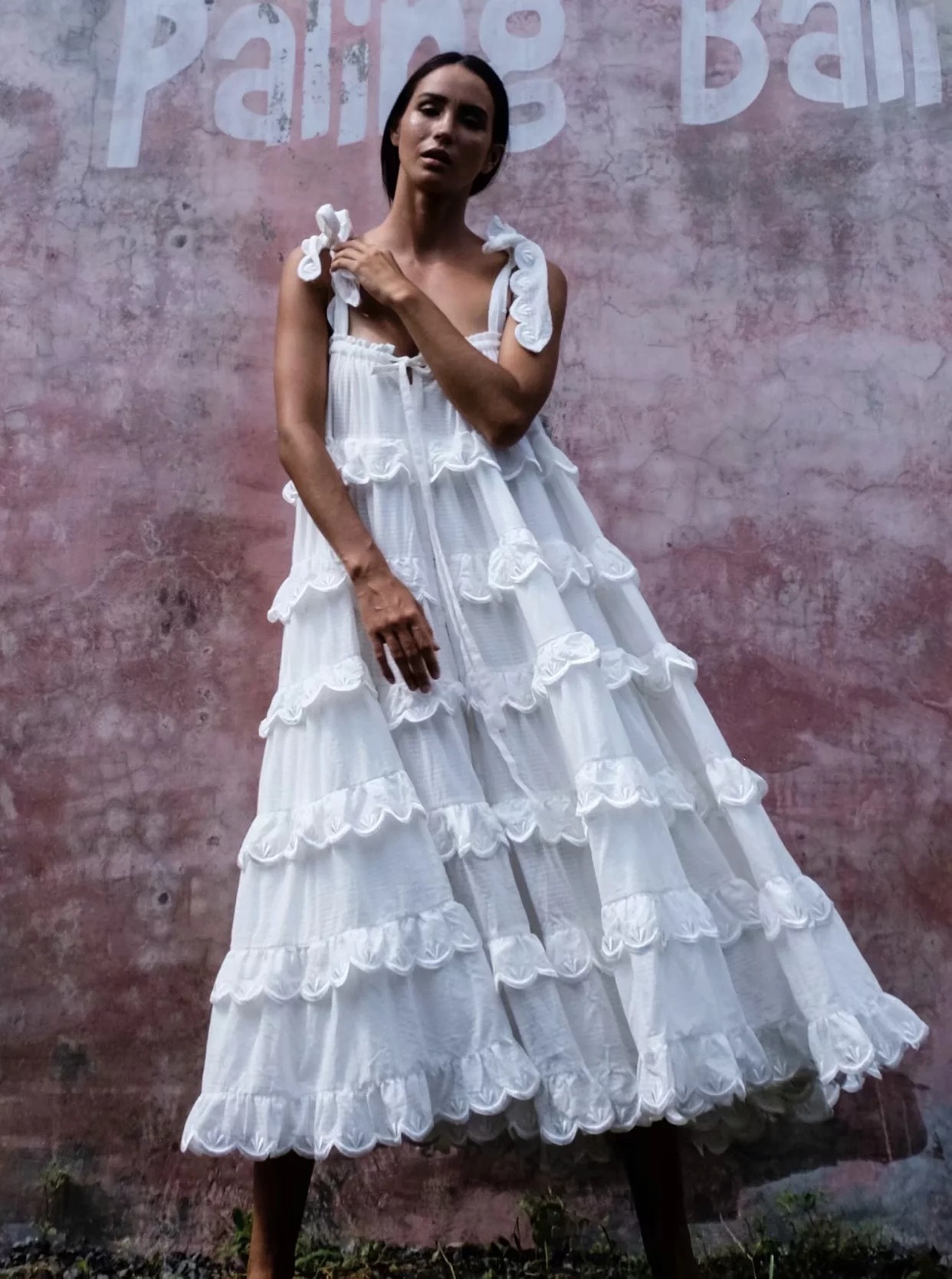 Model wearing A-Line Cami Dress
