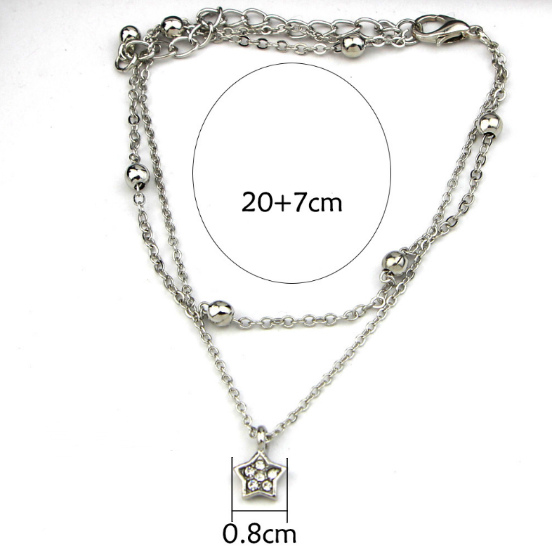 Adorable Double-Layer Anklet