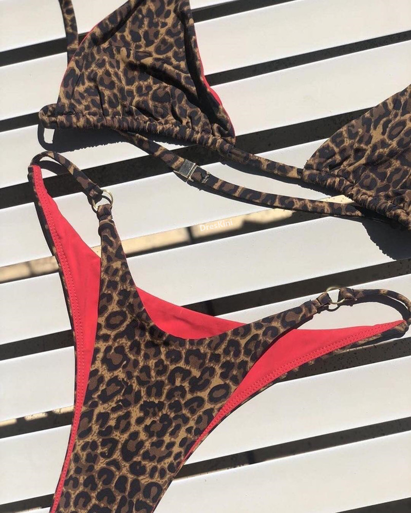 Leopard Print Bikini Image 8