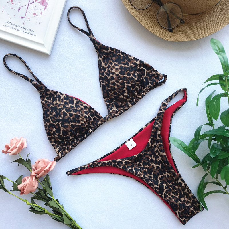 Leopard Print Bikini Image 4