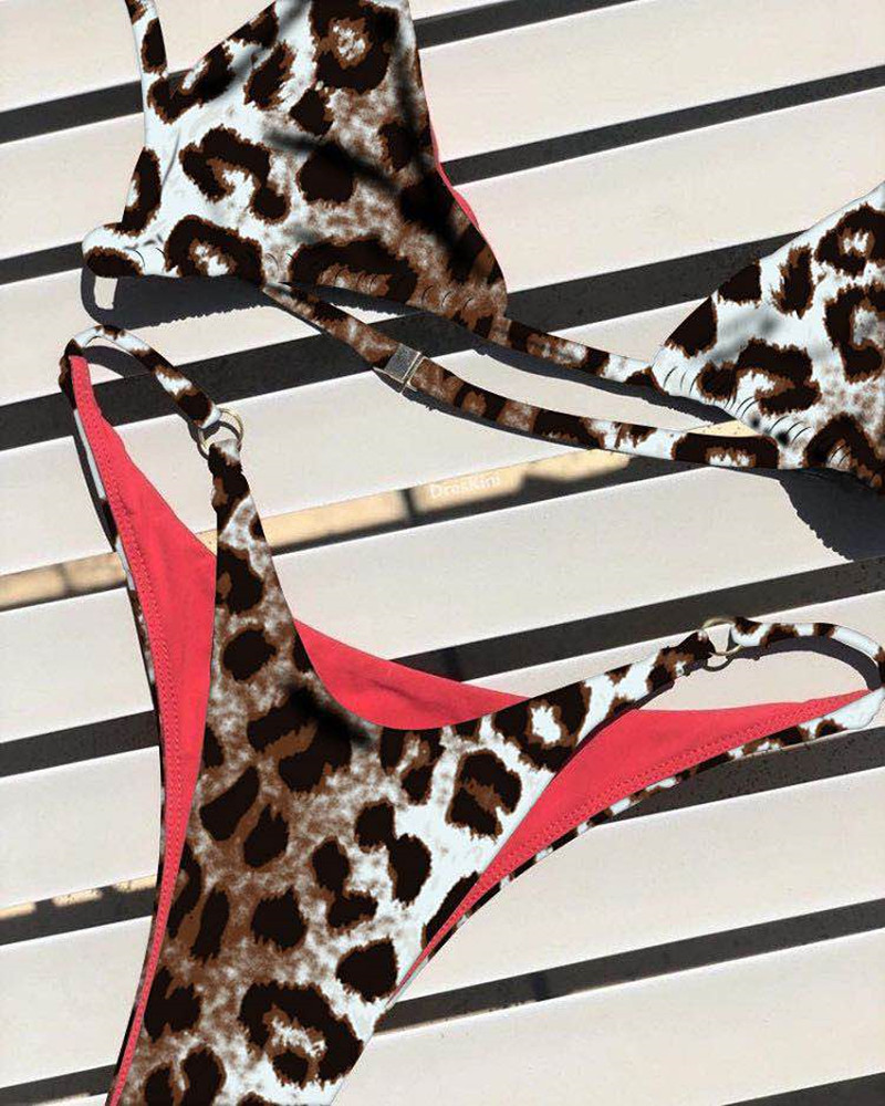 Leopard Print Bikini Image 6