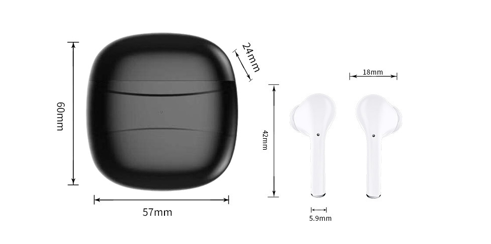 i12-TWS Wireless Bluetooth Headset Features