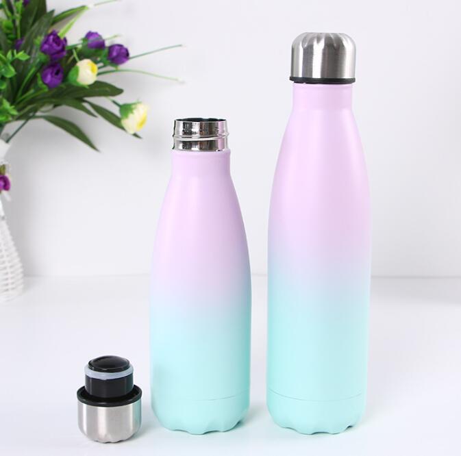 Rainbow Color Cola Bottle Pink