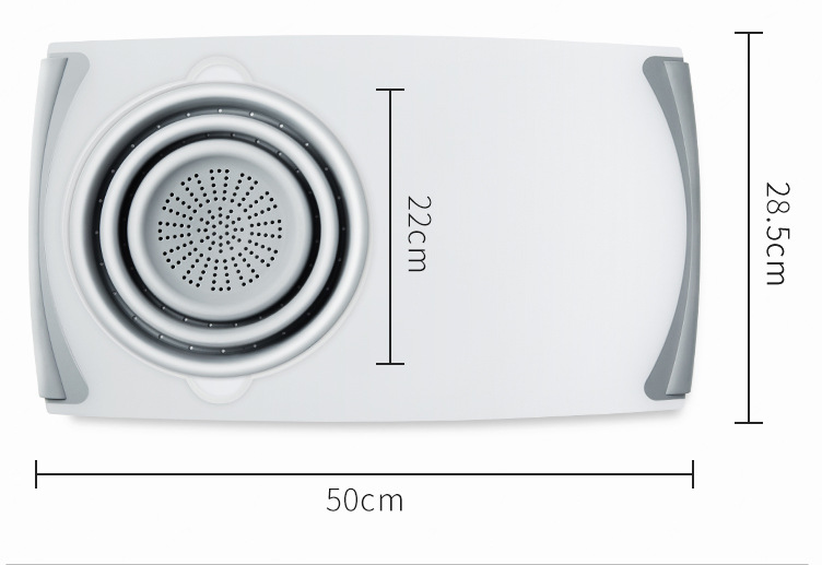 Household drain multi-function sink cutting board