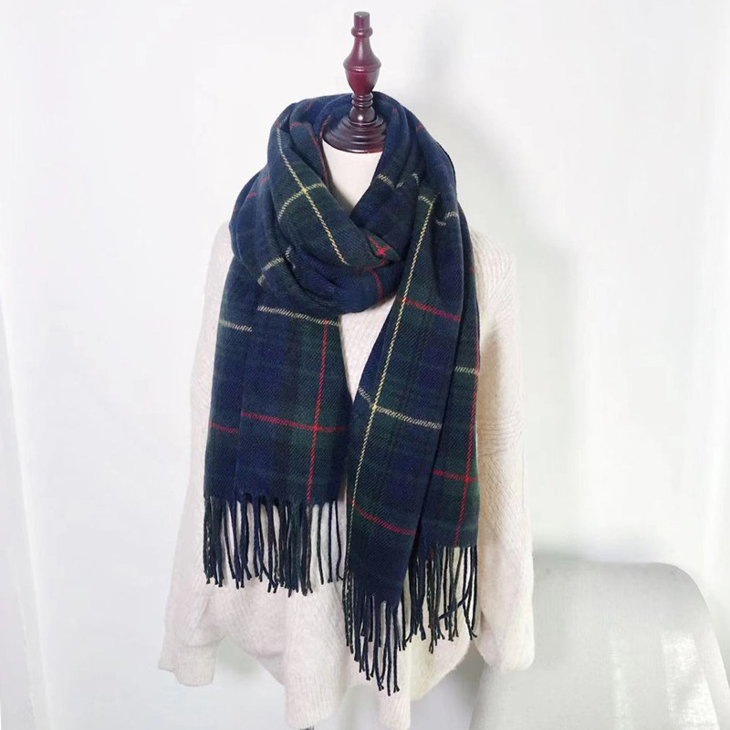 Scarf in Dark Green Color