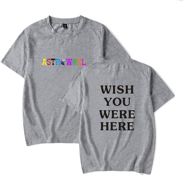 WISH YOU WERE HERE T-shirt - Grey
