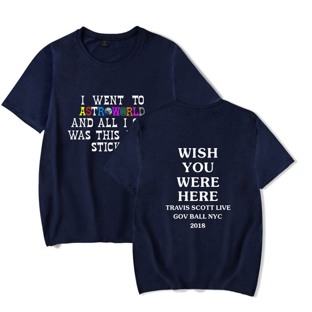 WISH YOU WERE HERE T-shirt - Black