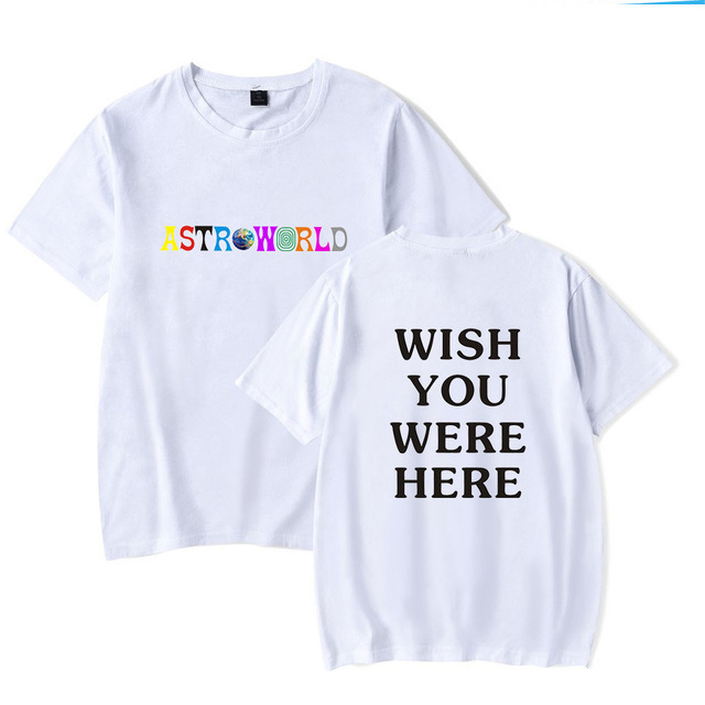 WISH YOU WERE HERE T-shirt - Casual Style