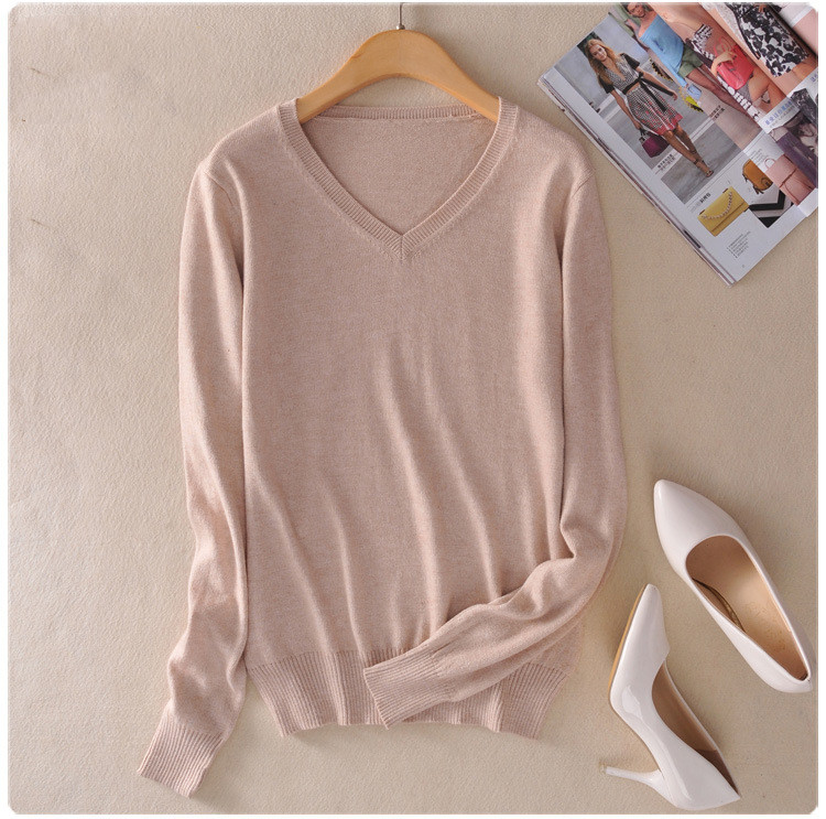 Cashmere Sweater in Orange
