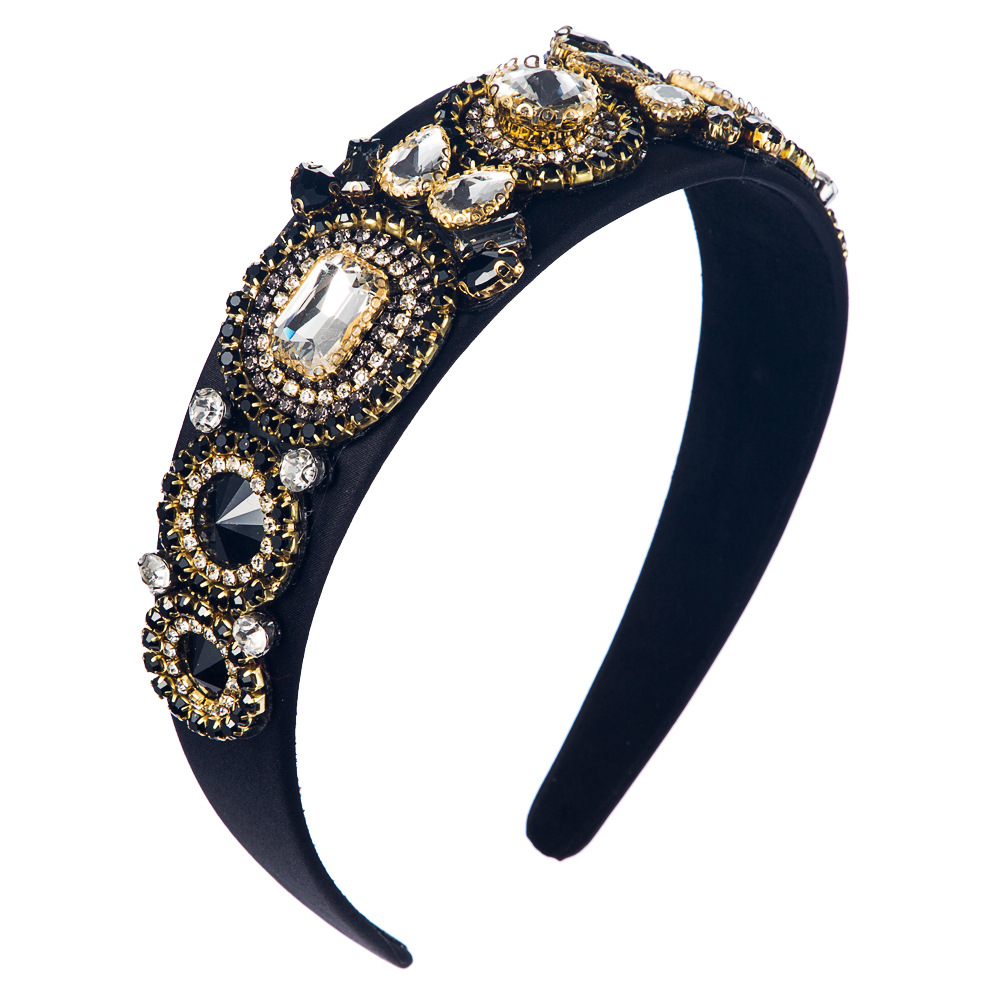 Baroque Headband Blue