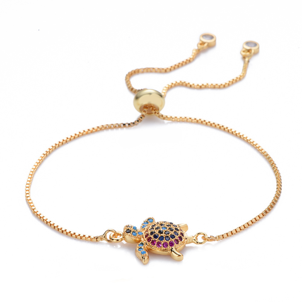 Turtle Bracelet in Gold